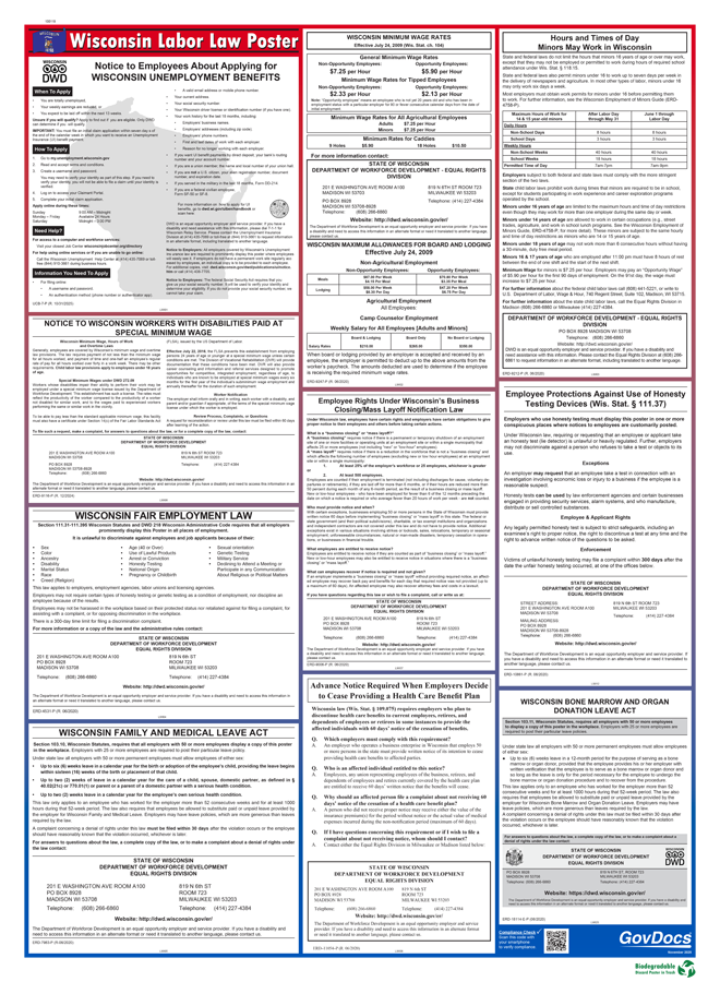 Product: Wisconsin State-on-One Poster Kit
